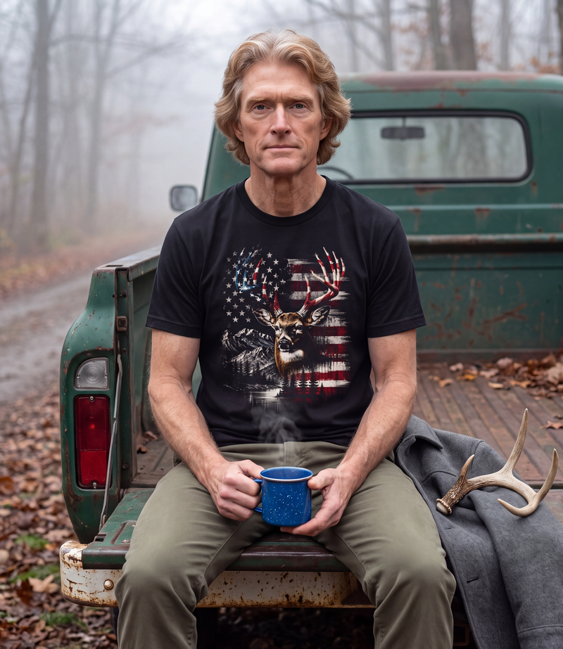 Whitetail Flag T-Shirt