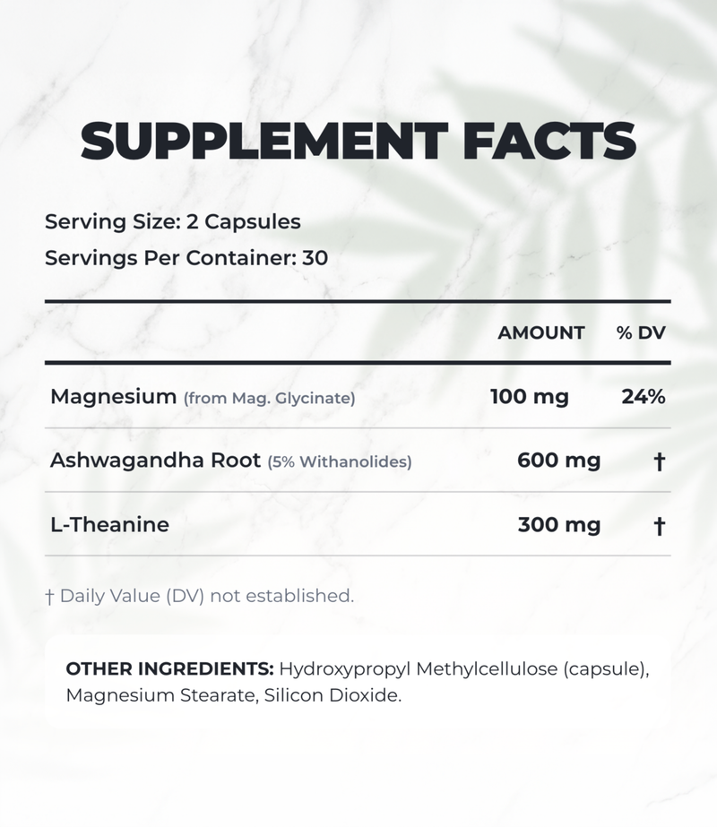 Ultimate Chill - Deep Recovery & Stress Shield (60 Capsules)(30 Servings).