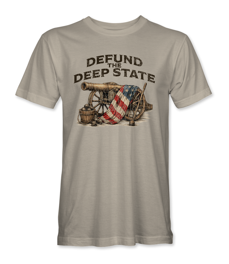 Defund The Deep State Cannon T-Shirt