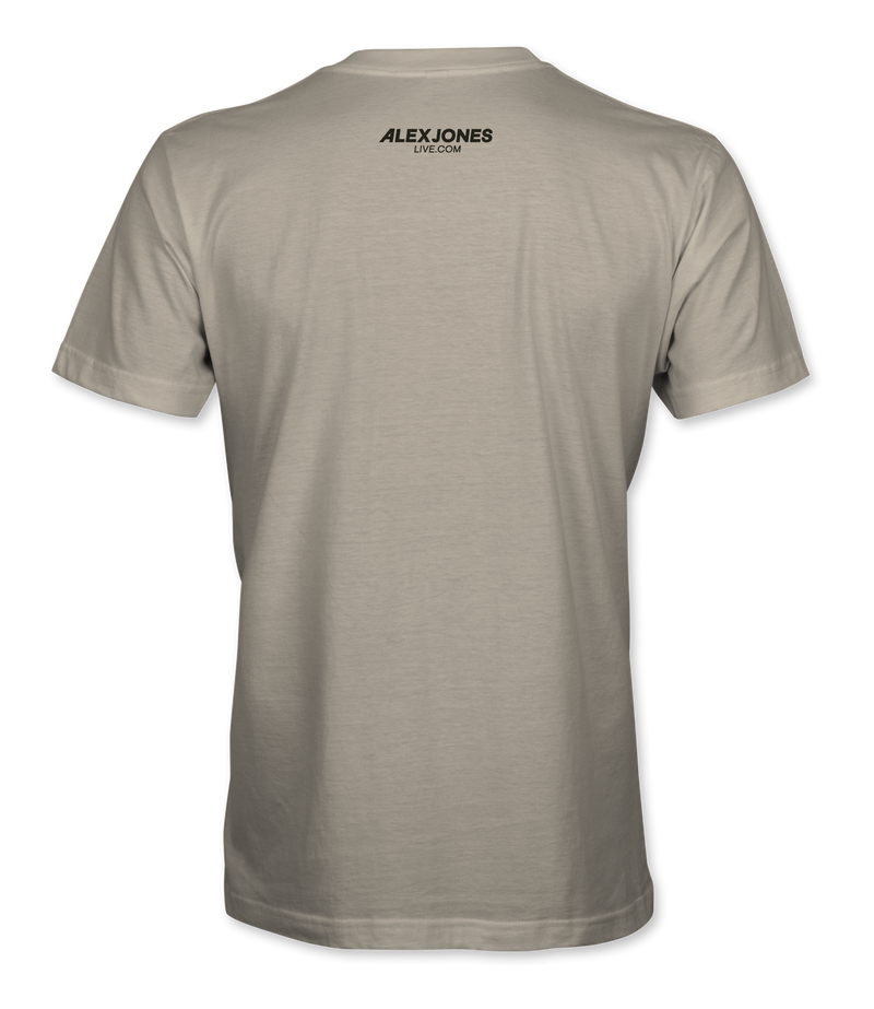The Alex Jones Store - sand Duckboy Jones T-Shirt - back