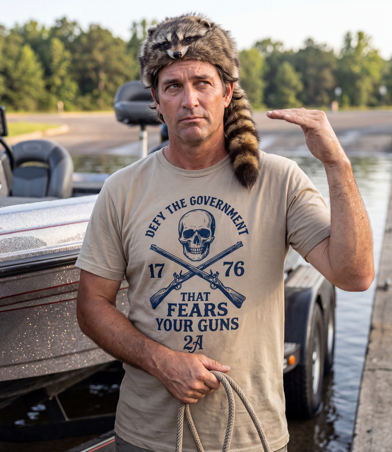 Defy The Government T-Shirt - worn