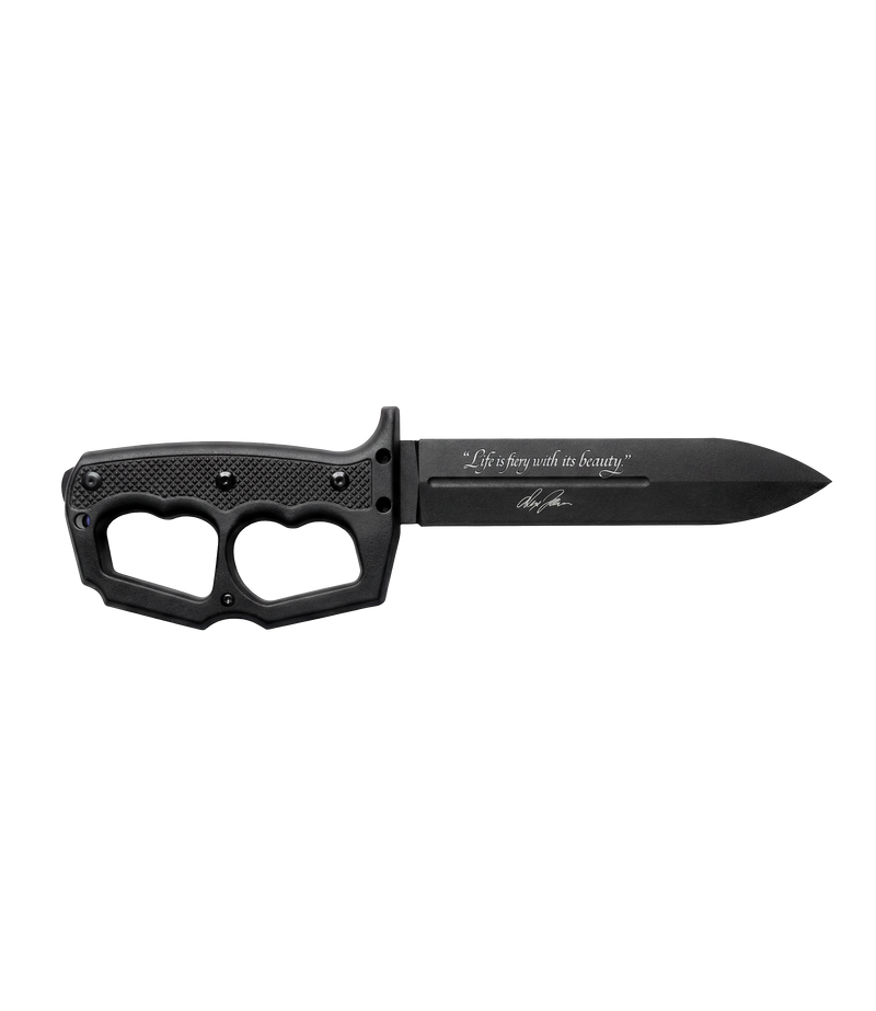 Life Is Fiery With It's Beauty Trench War Dagger