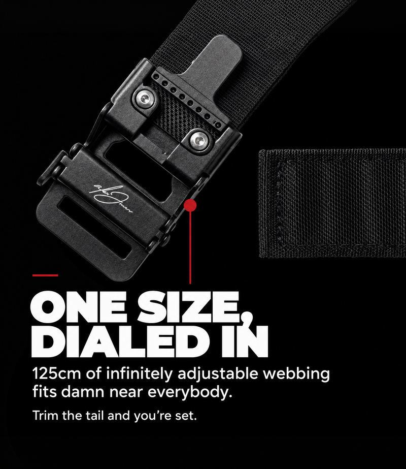Premium Nylon Tactical Belt - Alex Jones Edition