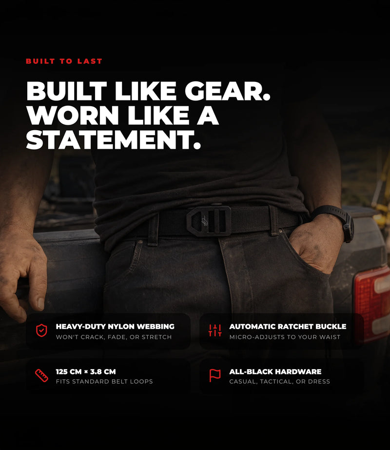 Premium Nylon Tactical Belt - Alex Jones Edition