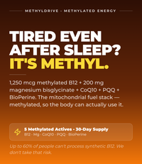 Methyl Drive – Mitochondrial Support Blend (60 Capsules) (30 Servings)