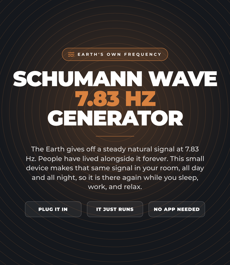 Schumann Wave 7.83 Hz Generator