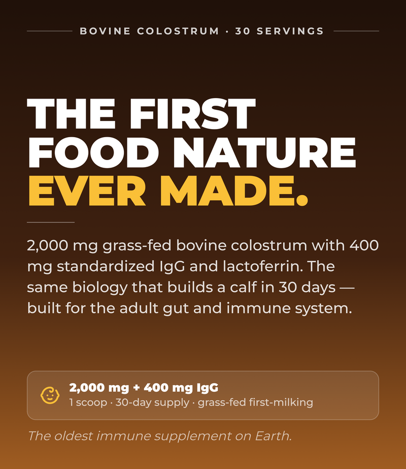 Bovine Colostrum+ - Cellular Recovery & Defense Matrix (2.5 oz) (30 Servings).