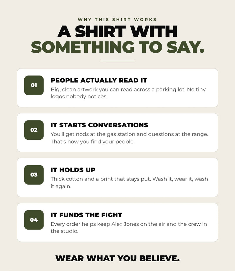 Alex Jones Gun Rant T-Shirt