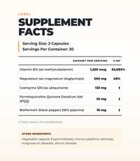 Methyl Drive – Mitochondrial Support Blend (60 Capsules) (30 Servings)