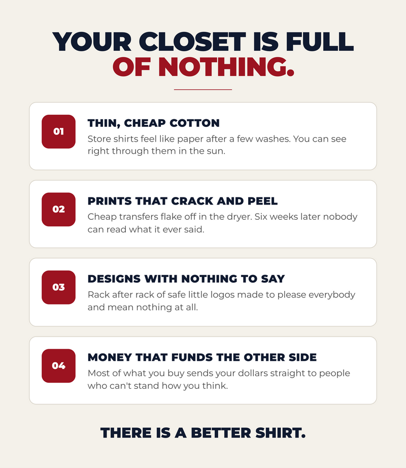 Your closet is full of nothing