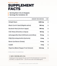 Shilajit Complex Tincture - Super-Infused (2 fl. oz.) (20 Servings)