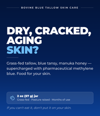 Bovine Methylene Blue Tallow Balm (2 oz)
