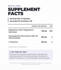 Ultimate Chill - Deep Recovery & Stress Shield (60 Capsules)(30 Servings)