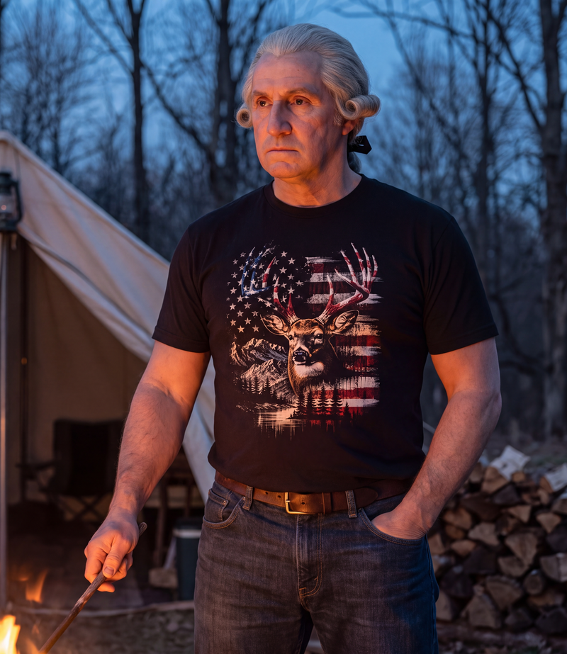 Whitetail Flag T-Shirt