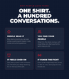 One shirt, a hundred conversations