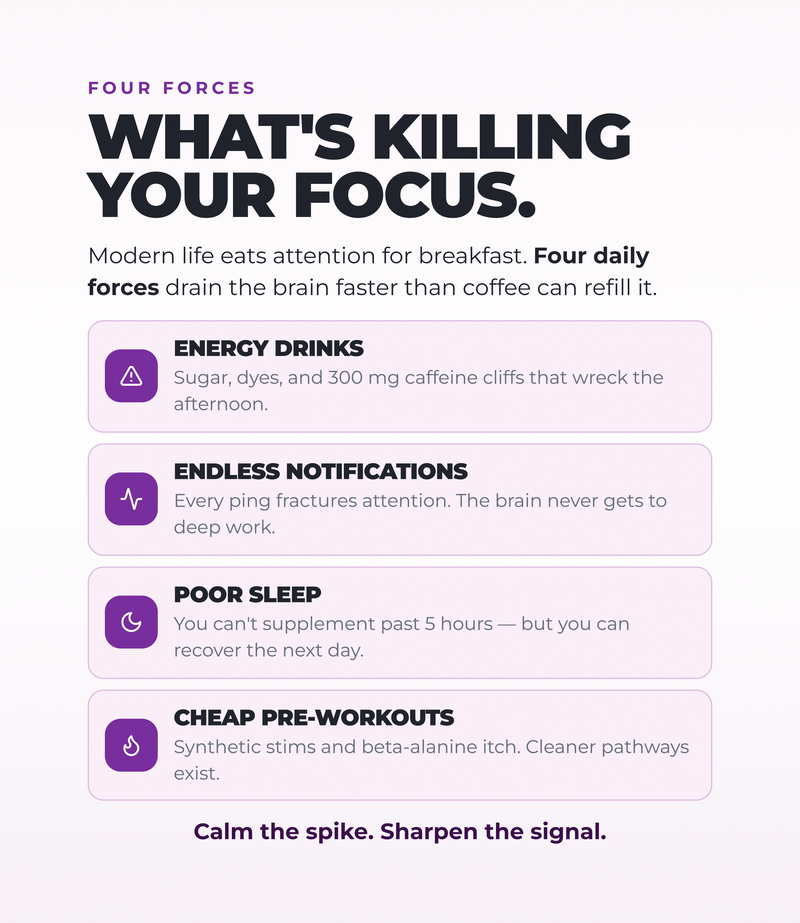 Optimal Human Mind Fuel - Nootropic Energy Shot (2oz Shot)