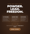 Powder & Lead Leather Patch Hat