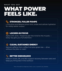 Ultimate Power Drink Mix - Energy & Focus* (Freedom Mango) (420 Grams) (30 Servings)