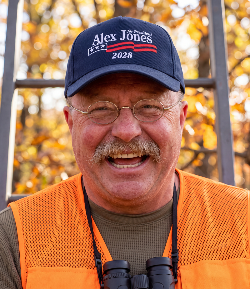 Alex Jones For President 2028 Embroidered Hat