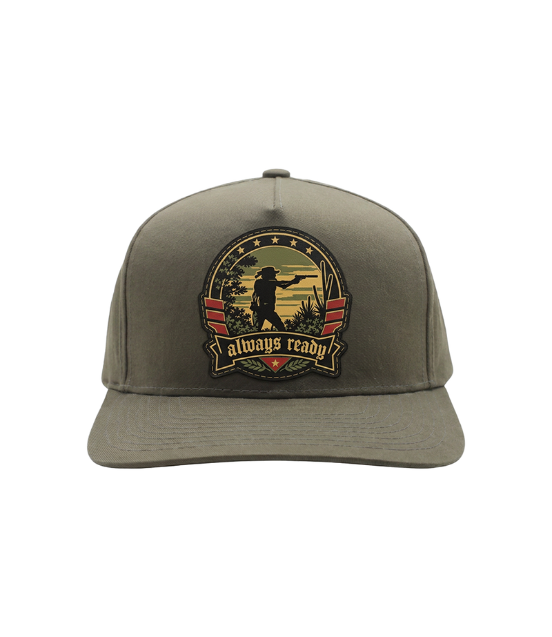 Always Ready Leather Patch Hat