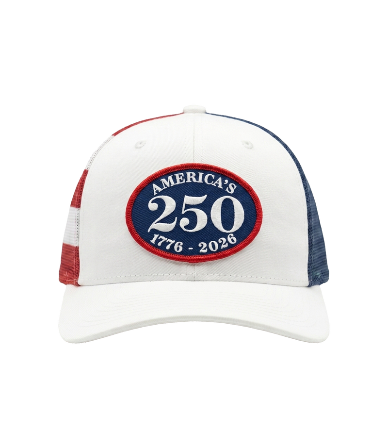 America's 250 1776-2026 Patch Trucker Hat