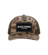 The Alex Jones Store - Alex Jones Live Duck Camo Patch Trucker Hat - front