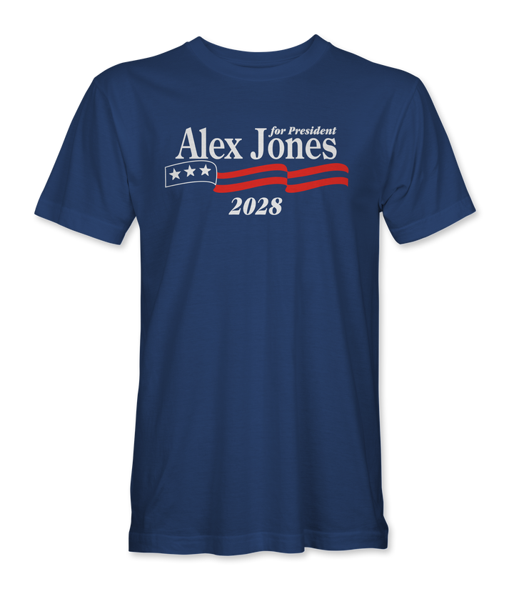 Alex Jones For President 2028 T-Shirt