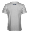 The Alex Jones Store - Back of white Greetings From The Gulf of America t-shirt with Alex Jones Live logo