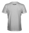 The Alex Jones Store - Back of white Alex Jones Gun Rant t-shirt with Alex Jones Live logo