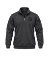 The Alex Jones Store - grey 1776 Embroidered Quarter-Zip Sweatshirt - front