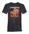 The Alex Jones Store - Front of Vintage Black Betsy Ross limited edition mineral wash t-shirt