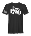 The Alex Jones Store - black The Answer To 1984 Is 1776 T-Shirt - front