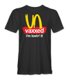 The Alex Jones Store - black Unvaxxed T-Shirt - front