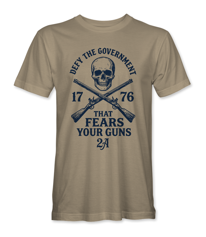 Defy The Government T-Shirt - front