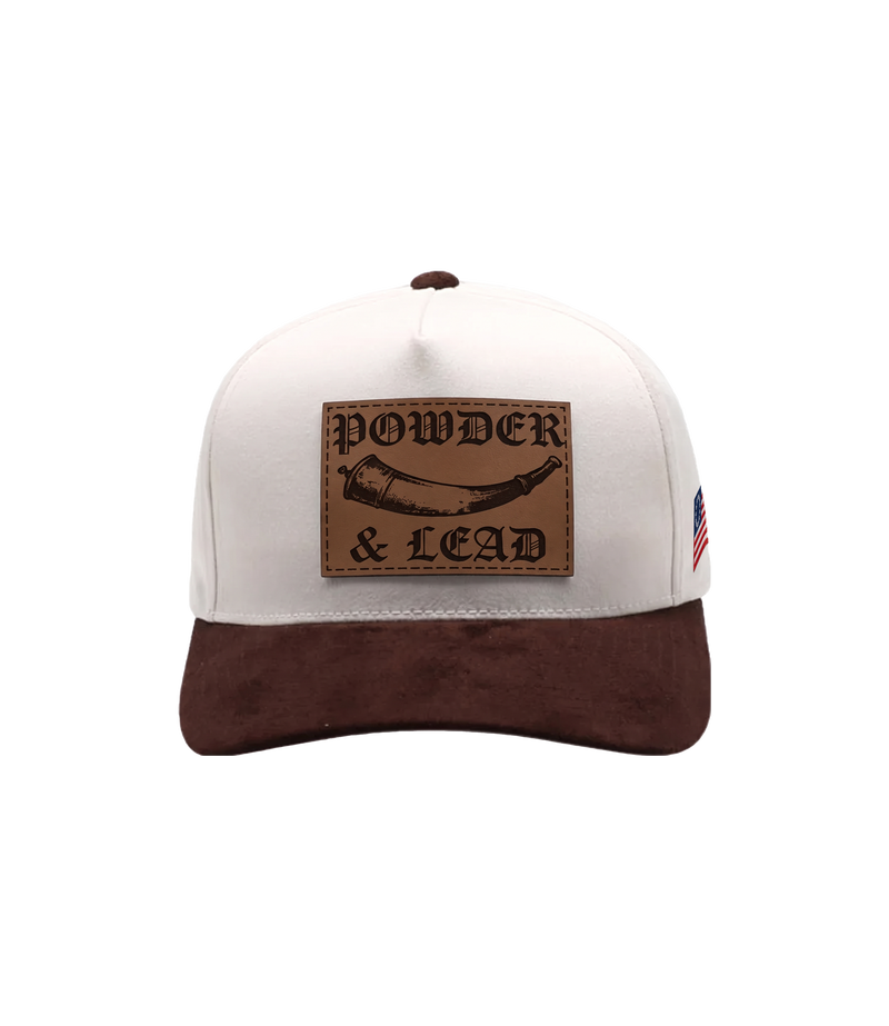 Powder & Lead Leather Patch Hat