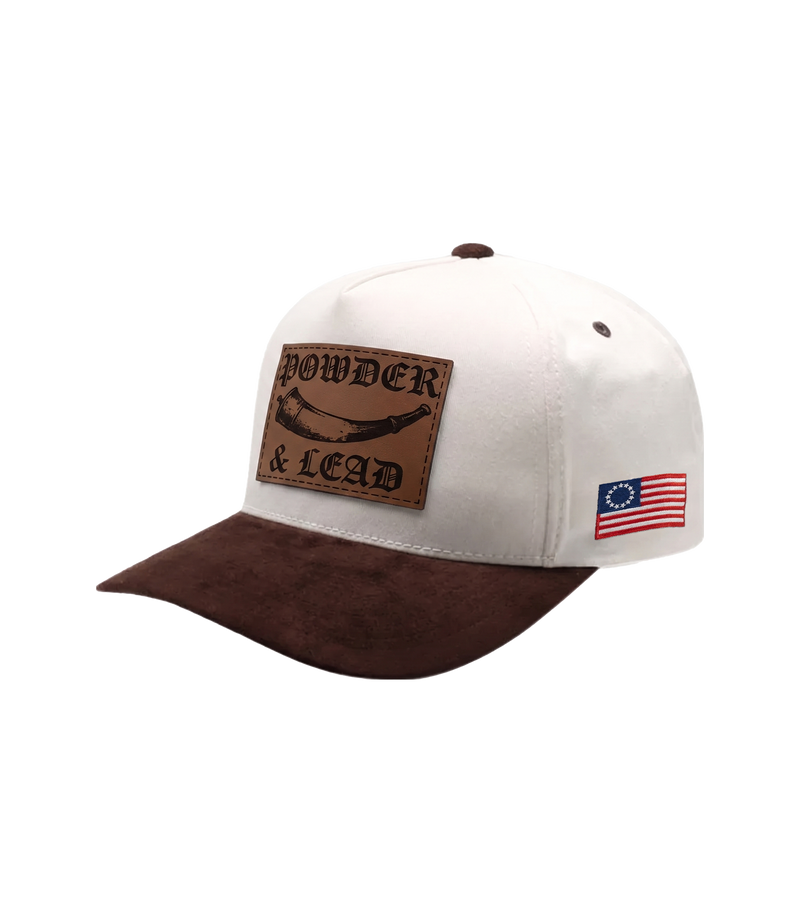Powder & Lead Leather Patch Hat