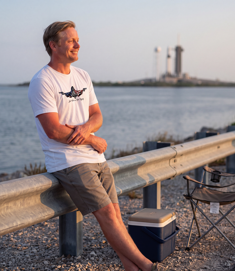 Live Free Or Die Trying T-Shirt - worn