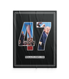 The Alex Jones Store - Big Guy '47' Limited Edition fundraiser poster with Trump rally photos inside large white '47' on black background