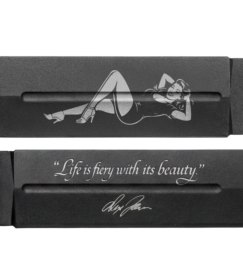 Life Is Fiery With It's Beauty Trench War Dagger