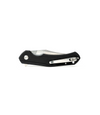 The Alex Jones Store - Alex Jones Phantom folding blade closed in compact carry position, showing textured black G10 handle and steel pocket clip