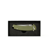 The Alex Jones Store - Alex Jones Quick Release folding blade in OD green displayed inside black foam-lined gift box, retail-ready packaging