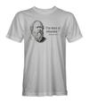 The Alex Jones Store - Front of white Ancient Wisdom t-shirt with engraved classical philosopher bust and quote credited to Alexandros Jonas