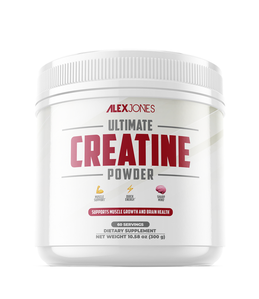 🎁 Ultimate Creatine Powder by Alex Jones (300 Grams) (60 Servings) (100% off)
