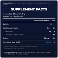 Ultra Methylene Blue Gummies (60 Gummies)