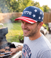 1776 Flag Bill Embroidered Hat