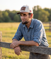 Powder & Lead Leather Patch Hat