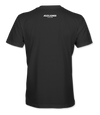The Alex Jones Store - Back of black Alex Jones Big Face t-shirt with Alex Jones Live logo
