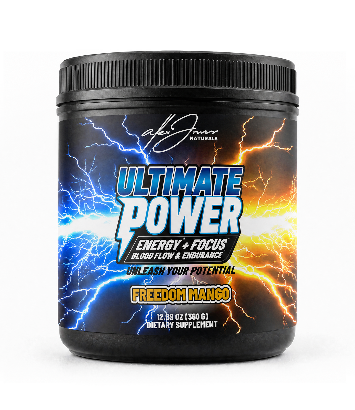 Ultimate Power Drink Mix - Energy & Focus* (Freedom Mango) (420 Grams) (30 Servings)