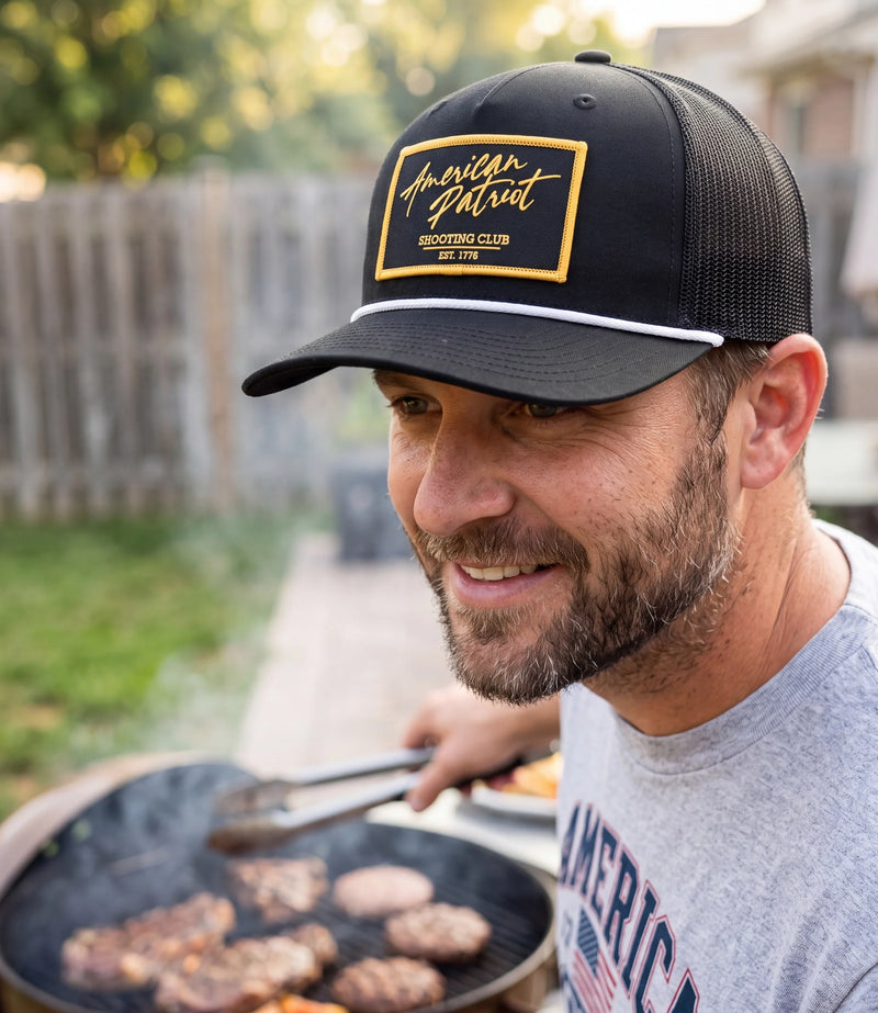 American Patriot Shooting Club Patch Hat