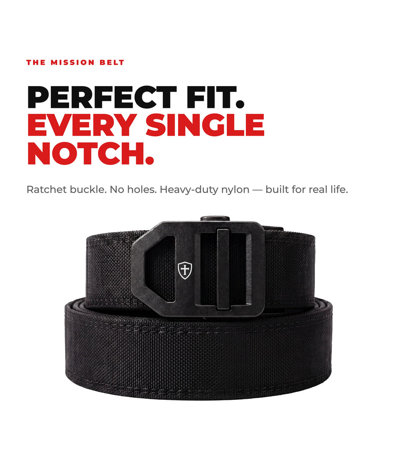 Premium Nylon Tactical Belt - Cross Edition